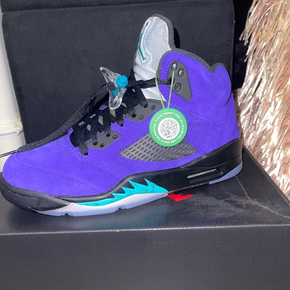 Alternate Grape Jordan Retro 5’s - Picture 3 of 4